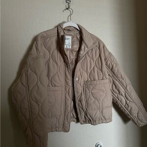 Abercrombie & Fitch Quilted‎ Jacket Sz XS Oversized Loose Fit